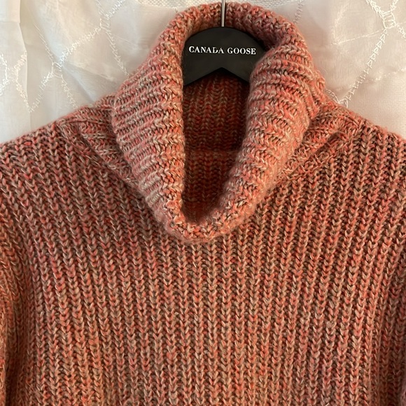 Papaya Acrylic & Mohair Sweater Size Small - Picture 2 of 5